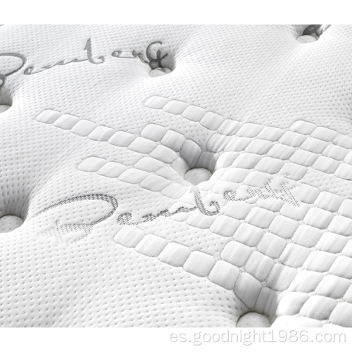 Colchón comprimido modificado para requisitos particulares colchón del resorte del bolsillo de la espuma natural del colchón del resorte del bolsillo